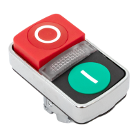 Механизм кнопки исполнительный XB4 "пуск-стоп" с выпирающим стопом возвратный без фиксации с подсветкой PROxima EKF XB4BW84 ТехноИмпульс