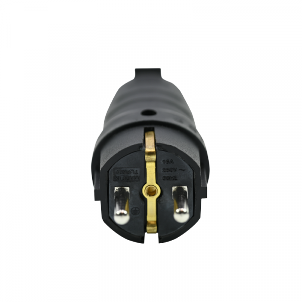 Вилка угловая MultiSet 16А 250В IP44 с заземл. каучук черн. SE MST1102BK ТехноИмпульс