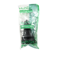 Розетка 1-м MultiSet 16А 250В IP44 с заземл. каучук черн. SE MST4002BK ТехноИмпульс