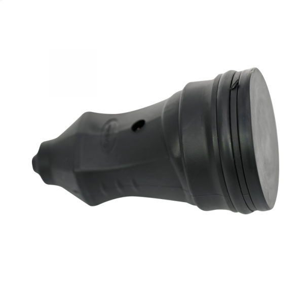 Розетка 1-м MultiSet 16А 250В IP44 с заземл. каучук черн. SE MST4002BK ТехноИмпульс