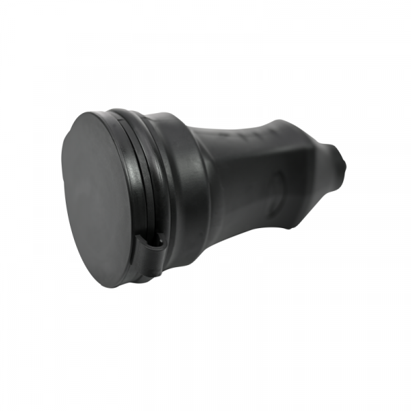 Розетка 1-м MultiSet 16А 250В IP44 с заземл. каучук черн. SE MST4002BK ТехноИмпульс