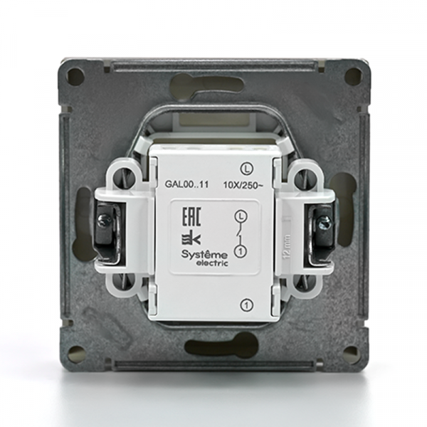 Выключатель 1-кл. ArtGallery (сх. 1) 10AX шампань SE GAL000511 ТехноИмпульс