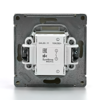 Выключатель 1-кл. ArtGallery (сх. 1) 10AX шампань SE GAL000511 ТехноИмпульс