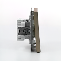 Выключатель 1-кл. ArtGallery (сх. 1) 10AX шампань SE GAL000511 ТехноИмпульс