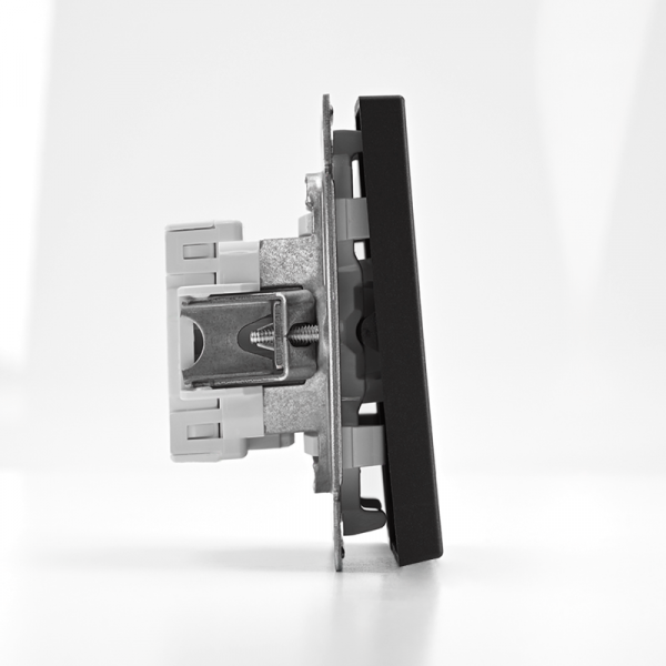 Выключатель 2-кл. ArtGallery (сх. 5) 10AX механизм базальт SE GAL001451 ТехноИмпульс