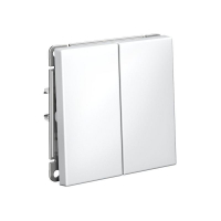 Выключатель 2-кл. ArtGallery (сх. 5) 10AX механизм бел. SE GAL000151 ТехноИмпульс