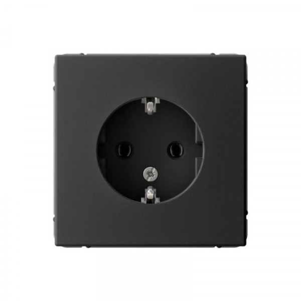 Розетка ArtGallery 16А с заземл. механизм карбон SE GAL001043 ТехноИмпульс