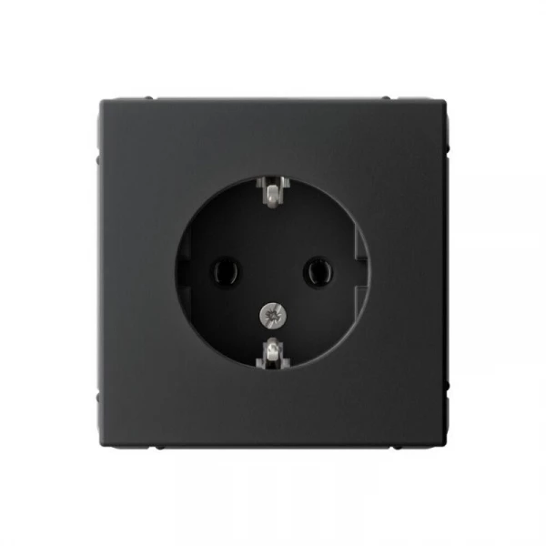 Розетка ArtGallery 16А с заземл. механизм карбон SE GAL001043 ТехноИмпульс