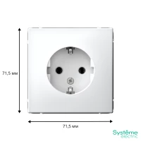 Розетка ArtGallery 16А с заземл. механизм лотос SE GAL001343 ТехноИмпульс