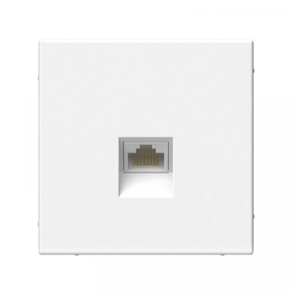Розетка компьютерная ArtGallery RJ45 кат.6A механизм бел. SE GAL000186 ТехноИмпульс