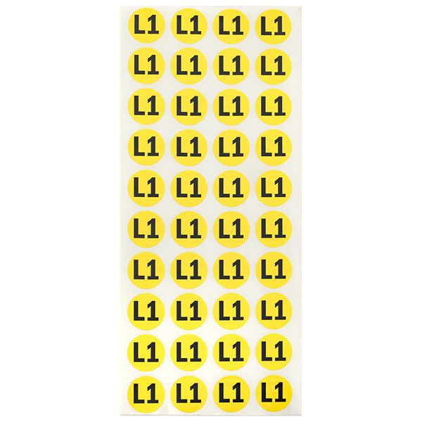 Наклейка "L1" d20мм PROxima EKF an-2-15 ТехноИмпульс