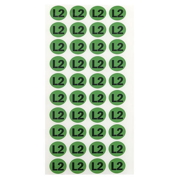 Наклейка "L2" d20мм PROxima EKF an-2-15-1 ТехноИмпульс