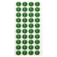 Наклейка "L2" d20мм PROxima EKF an-2-15-1 ТехноИмпульс