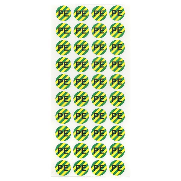 Наклейка "PE" d20мм PROxima EKF an-2-07-1 ТехноИмпульс