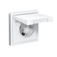 Розетка ArtGallery 16А IP20 с заземл. защ. шторки с крышкой механизм лотос SE GAL001346 ТехноИмпульс