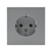 Розетка ArtGallery 16А с заземл. механизм алюм. SE GAL000343 ТехноИмпульс