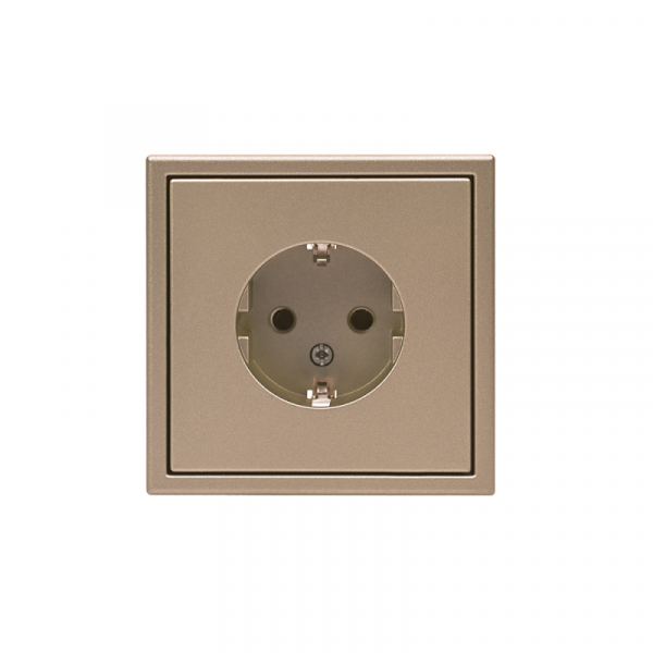 Розетка ArtGallery 16А с заземл. механизм шампань SE GAL000543 ТехноИмпульс