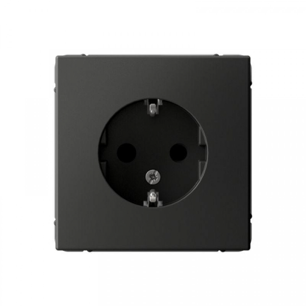 Розетка ArtGallery 16А с заземл. защ. шторки механизм базальт SE GAL001445 ТехноИмпульс