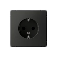 Розетка ArtGallery 16А с заземл. защ. шторки механизм базальт SE GAL001445 ТехноИмпульс