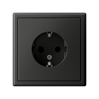 Розетка ArtGallery 16А с заземл. защ. шторки механизм базальт SE GAL001445 ТехноИмпульс