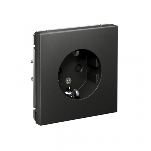 Розетка ArtGallery 16А с заземл. защ. шторки механизм базальт SE GAL001445 ТехноИмпульс