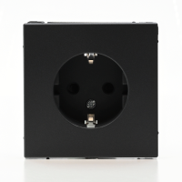 Розетка ArtGallery 16А с заземл. защ. шторки механизм базальт SE GAL001445 ТехноИмпульс