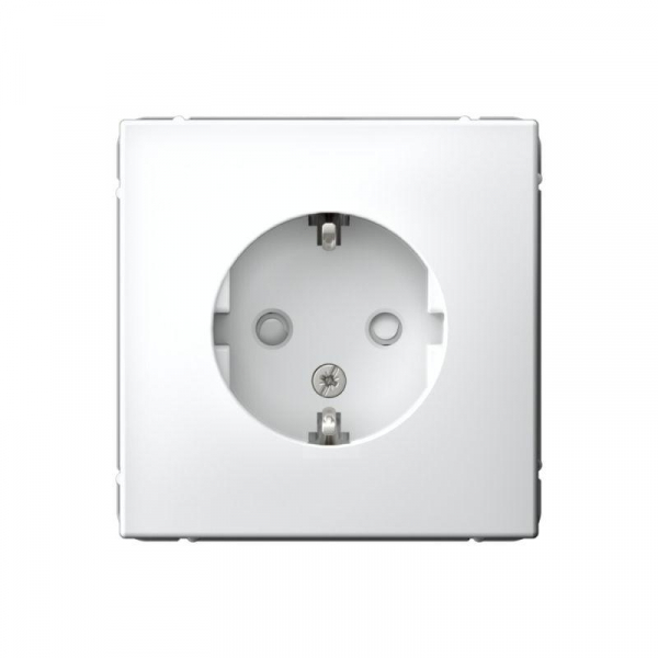 Розетка ArtGallery 16А с заземл. защ. шторки механизм бел. SE GAL000145 ТехноИмпульс