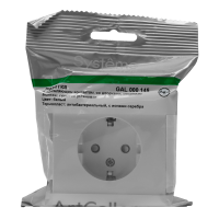 Розетка ArtGallery 16А с заземл. защ. шторки механизм бел. SE GAL000145 ТехноИмпульс