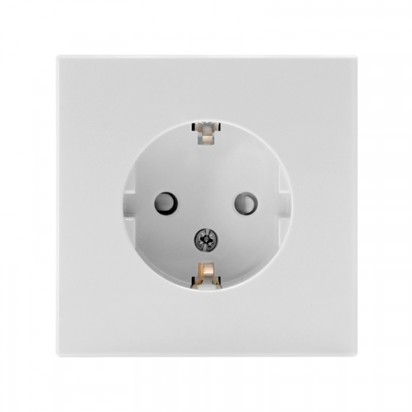 Розетка ArtGallery 16А с заземл. защ. шторки механизм бел. SE GAL000145 ТехноИмпульс