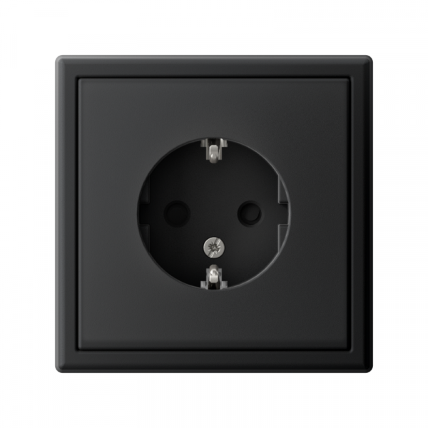 Розетка ArtGallery 16А с заземл. защ. шторки механизм карбон SE GAL001045 ТехноИмпульс