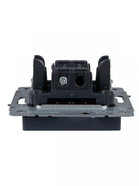 Выключатель проходной 1-кл. СП BRITE ВС10-1-6-БрМ 10А механизм маренго IEK BR-V12-0-10-K35 ТехноИмпульс