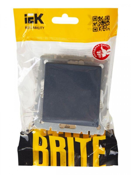 Выключатель проходной 1-кл. СП BRITE ВС10-1-6-БрМ 10А механизм маренго IEK BR-V12-0-10-K35 ТехноИмпульс