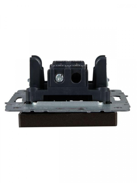 Выключатель проходной 1-кл. СП BRITE ВС10-1-6-БрТБ 10А механизм бронза IEK BR-V12-0-10-K45 ТехноИмпульс