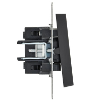 Выключатель 1-кл. СП BRITE ВС10-1-1-БрГ 10А с индик. механизм графит IEK BR-V10-1-10-K53 ТехноИмпульс