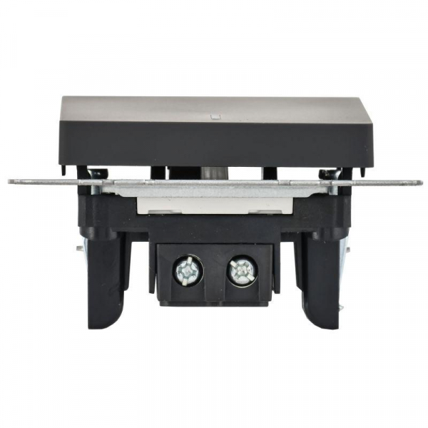 Выключатель 1-кл. СП BRITE ВС10-1-1-БрГ 10А с индик. механизм графит IEK BR-V10-1-10-K53 ТехноИмпульс