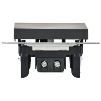 Выключатель 1-кл. СП BRITE ВС10-1-1-БрГ 10А с индик. механизм графит IEK BR-V10-1-10-K53 ТехноИмпульс