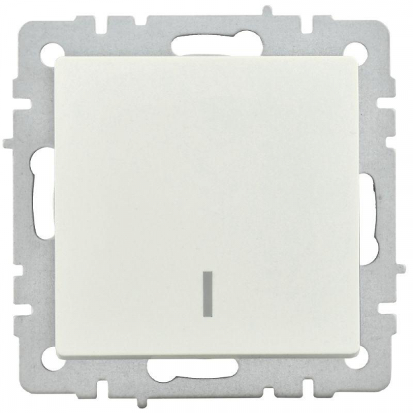 Выключатель 1-кл. СП BRITE ВС10-1-1-БрЖ 10А с индик. механизм жемчуж. IEK BR-V10-1-10-K36 ТехноИмпульс