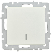 Выключатель 1-кл. СП BRITE ВС10-1-1-БрЖ 10А с индик. механизм жемчуж. IEK BR-V10-1-10-K36 ТехноИмпульс