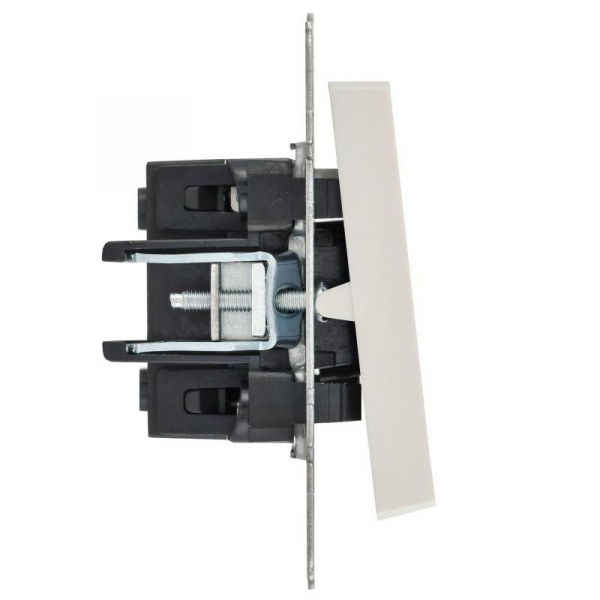 Выключатель 1-кл. СП BRITE ВС10-1-1-БрЖ 10А с индик. механизм жемчуж. IEK BR-V10-1-10-K36 ТехноИмпульс