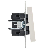 Выключатель 1-кл. СП BRITE ВС10-1-1-БрЖ 10А с индик. механизм жемчуж. IEK BR-V10-1-10-K36 ТехноИмпульс