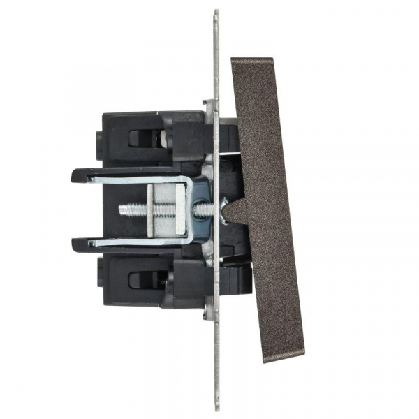 Выключатель 1-кл. СП BRITE ВС10-1-1-БрТБ 10А с индик. механизм бронза IEK BR-V10-1-10-K45 ТехноИмпульс