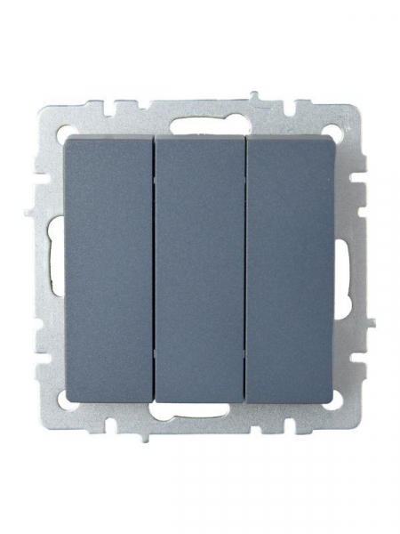 Выключатель 3-кл. СП BRITE ВС10-3-0-БрМ 10А механизм маренго IEK BR-V30-0-10-K35 ТехноИмпульс