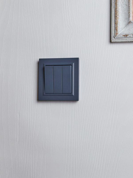 Выключатель 3-кл. СП BRITE ВС10-3-0-БрМ 10А механизм маренго IEK BR-V30-0-10-K35 ТехноИмпульс