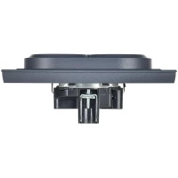 Розетка 2-м СП BRITE РС12-3-БрМ 16А в сборе с заземл. без защ. шторок маренго IEK BR-R21-16-K35-F ТехноИмпульс