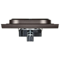 Розетка 2-м СП BRITE РС12-3-БрТБ 16А в сборе с заземл. без защ. шторок бронза IEK BR-R21-16-K45-F ТехноИмпульс