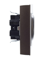 Розетка 2-м СП BRITE РСш12-3-БрТБ 16А в сборе с заземл. защ. шторки бронза IEK BR-R24-16-K45-F ТехноИмпульс