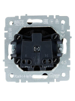 Розетка 1-м СП BRITE РС10-1-0-БрТБ 10А без заземл. без защ. шторок механизм бронза IEK BR-R10-10-K45 ТехноИмпульс