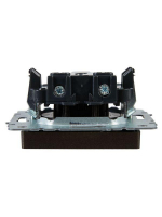 Розетка 1-м СП BRITE РС10-1-0-БрТБ 10А без заземл. без защ. шторок механизм бронза IEK BR-R10-10-K45 ТехноИмпульс