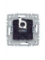 Розетка компьютерная СП RJ45 кат.5E BRITE РК10-БрС механизм сталь IEK BR-K10-1-K46 ТехноИмпульс
