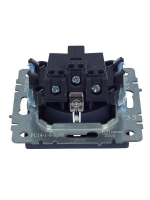 Розетка 1-м СП BRITE РС14-1-0-БрМ 16А с заземл. защ. шторки механизм маренго IEK BR-R14-16-K35 ТехноИмпульс